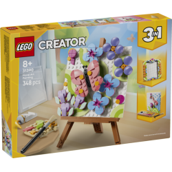 Blomsterpynt: Kunstmaleri (31390)