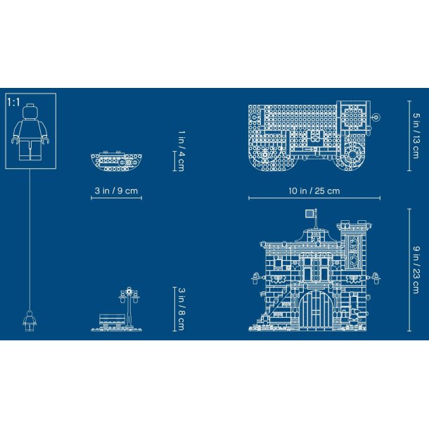 LEGO Creator Expert - Vinterlandsbyens brandstation (10263)