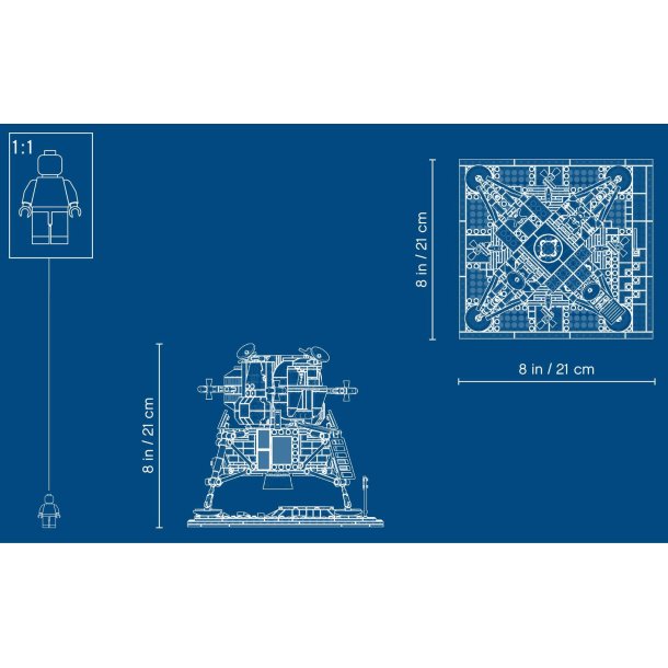 LEGO Creator Expert - NASA Apollo 11-m�nelandingsfart�j (10266)