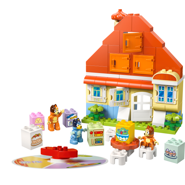 Blueys families hus med huskespil (10459)