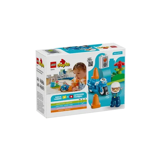 Bl� politimotorcykel (10471)