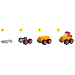 LEGO Classic - Klodser og hjul (11014)