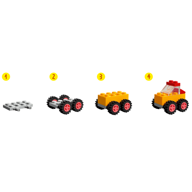 LEGO Classic - Klodser og hjul (11014)