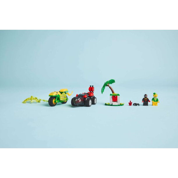 LEGO Marvel - Spin og Electros jagt i dinosaurk�ret�jer (11198)