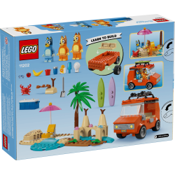 LEGO Bluey - Blueys familie-biltur til stranden (11202)_boxback