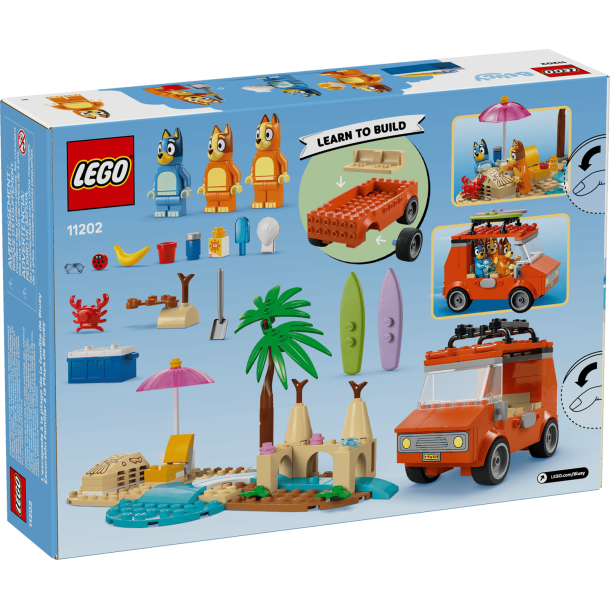 LEGO Bluey - Blueys familie-biltur til stranden (11202)_boxback