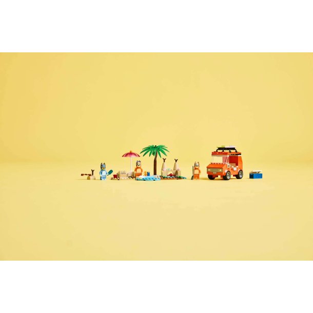 LEGO Bluey - Blueys familie-biltur til stranden (11202)