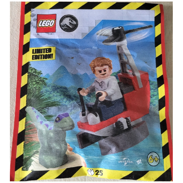 Owen with Helicopter and Raptor paperbag (122403)