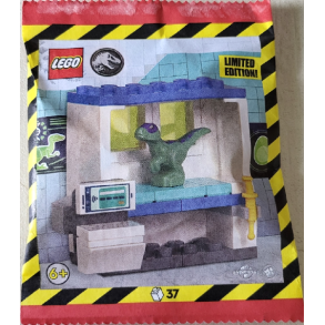 Baby Raptor with DNA Lab Cabinet Paperbag (122404)