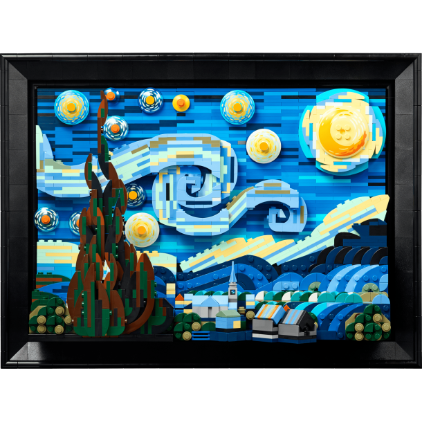 LEGO Art - Vincent van Gogh &ndash; Stjernenatten (21333)