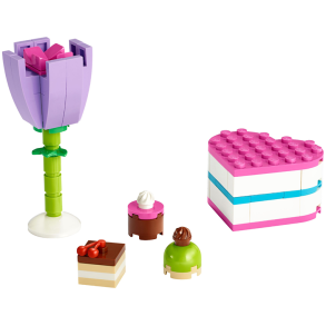 Chokolade�ske og blomster (30411)