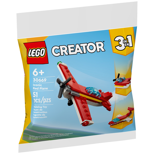 Ikonisk rdt fly (30669)