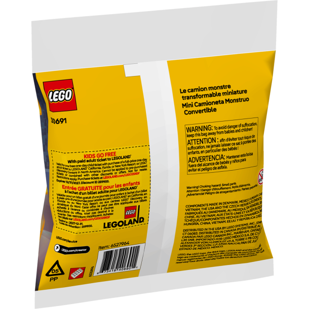 Ombyggelig mini-monstertruck (30691)_polybag