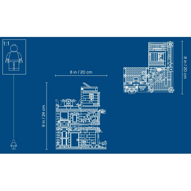 LEGO Creator 3-i-1 - Byhus med dyrehandel og caf� (31097)
