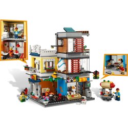 LEGO Creator 3-i-1 - Byhus med dyrehandel og caf� (31097)