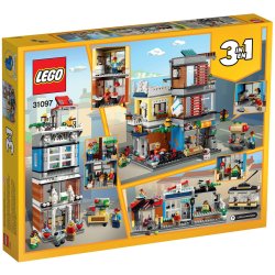 LEGO Creator 3-i-1 - Byhus med dyrehandel og caf� (31097)_boxback