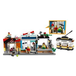 LEGO Creator 3-i-1 - Byhus med dyrehandel og caf� (31097)