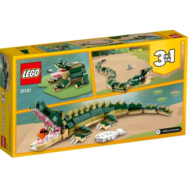 LEGO Creator 3-i-1 - Krokodille (31121)_boxback
