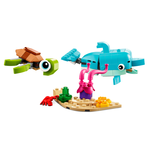 LEGO Creator 3-i-1 - Delfin og skildpadde (31128)