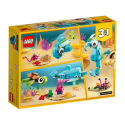 LEGO Creator 3-i-1 - Delfin og skildpadde (31128)_boxback