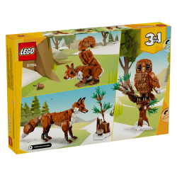 LEGO Creator 3-i-1 - Skovens dyr: R�d r�v (31154)_boxback
