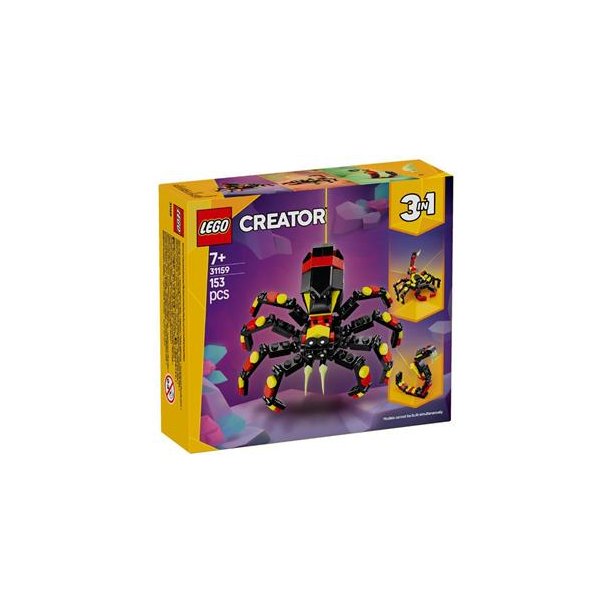 LEGO Creator 3-i-1 - Vilde dyr: Edderkop p� spring (31159)_boxfont
