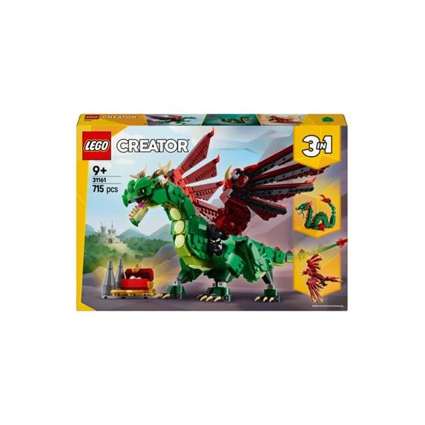 LEGO Creator 3-i-1 - Middelalder-drage (31161)_boxfront