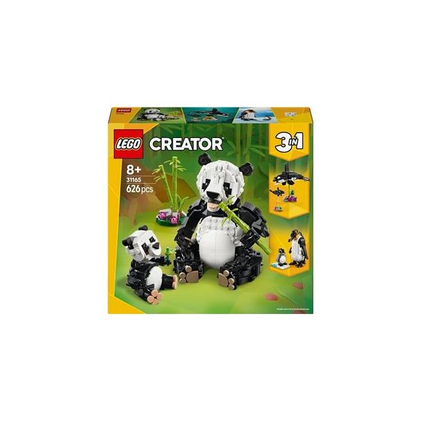LEGO Creator 3-i-1 - Vilde dyr: Pandafamilie (31165)_boxfront