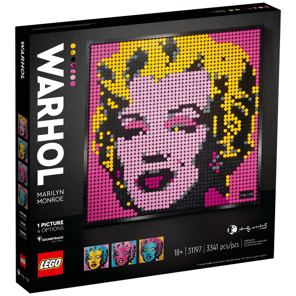 LEGO Art - Andy Warhol's Marilyn Monroe (31197)_boxfront