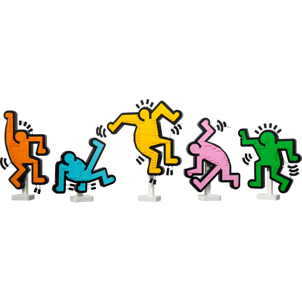 Keith Haring  Dansende figurer (31216)