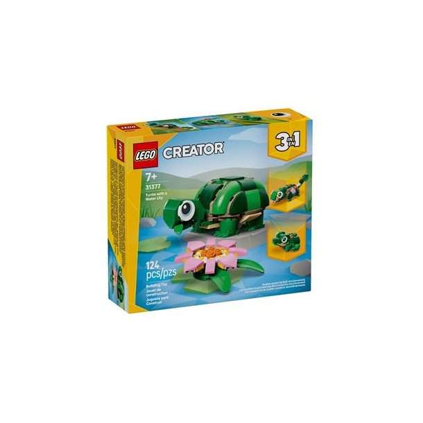 LEGO Creator 3-i-1 - Skildpadde med �kandeblomst (31377)_boxfront