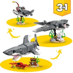 LEGO Creator 3-i-1 - Farlig haj med skattekiste (31381)