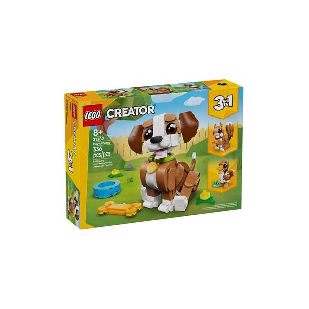 LEGO Creator 3-i-1 - �de dyr: Legesyg hundehvalp (31382)_boxfront