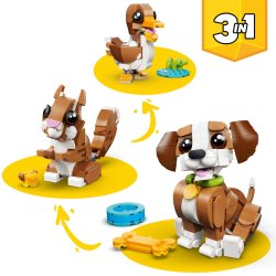 LEGO Creator 3-i-1 - �de dyr: Legesyg hundehvalp (31382)