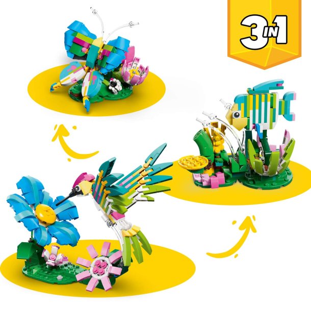 LEGO Creator 3-i-1 - Vilde dyr: Farverig kolibri (31384)
