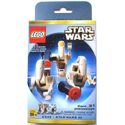 Star Wars #4 - Battle Droid Minifigure Pack (3343) - BRUGT