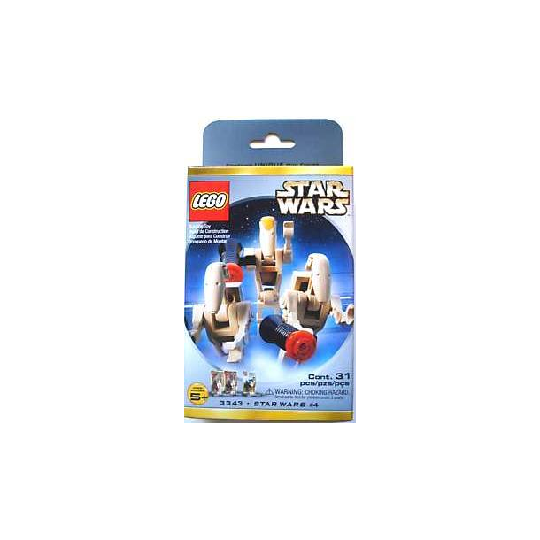 Star Wars #4 - Battle Droid Minifigure Pack (3343) - BRUGT