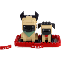 German Shepherd and Puppy (40440)