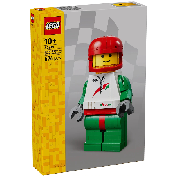 Up-Scaled Racing Driver Minifigure (40819)