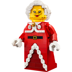 Opskaleret minifigur af julemandens kone (40875)