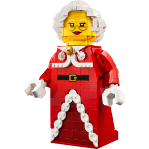Opskaleret minifigur af julemandens kone (40875)