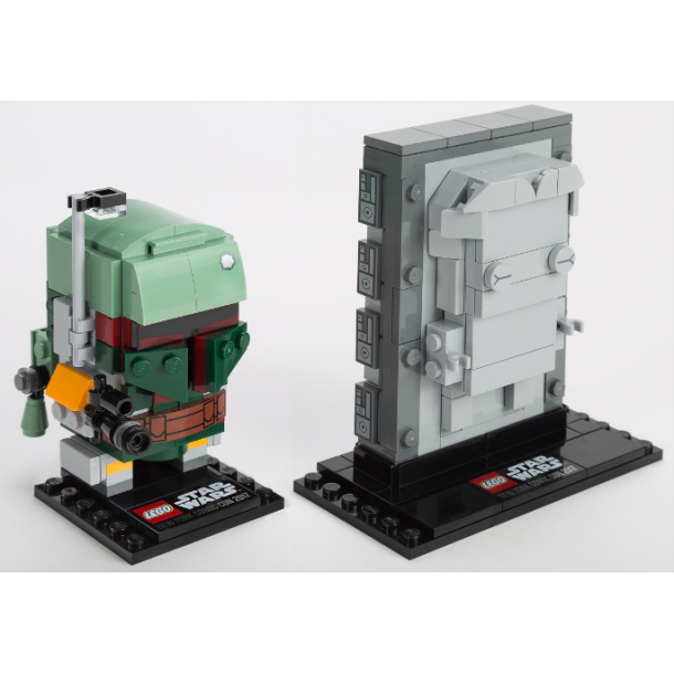 41498 - Boba Fett &amp; Han Solo i Karbonit