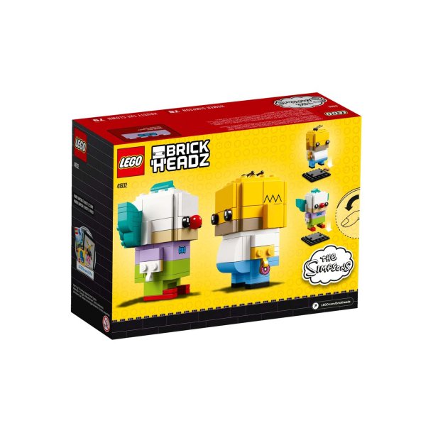 LEGO Brickheadz - Homer Simpson & Krusty the Clown (41632)_boxback