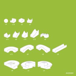 Marble Run 128-Piece Run Elements Set (420381)