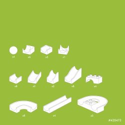 Marble Run 55-piece Run Elements Set (420473)