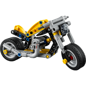 Gul motorcykel (42225)
