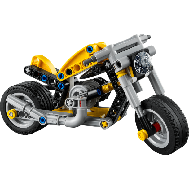 Gul motorcykel (42225)