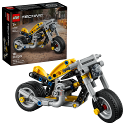 Gul motorcykel (42225)