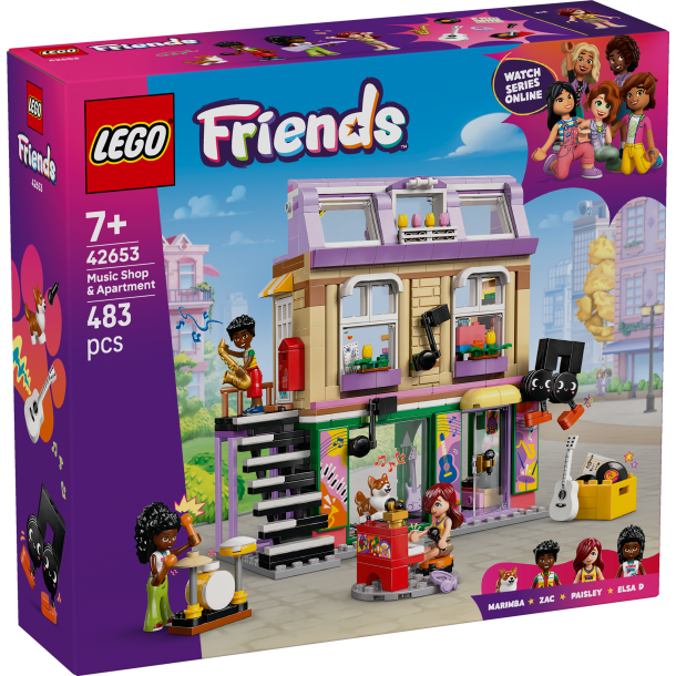 Musikbutik og lejlighed (42653)