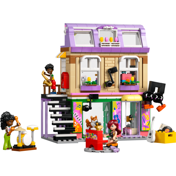 Musikbutik og lejlighed (42653)